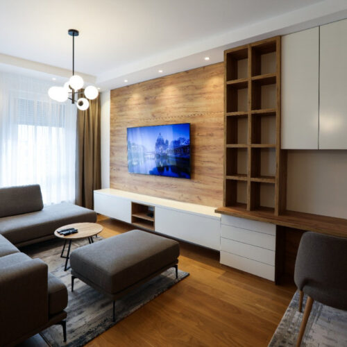 Dnevna soba po meri sa TV elementom – Nordera